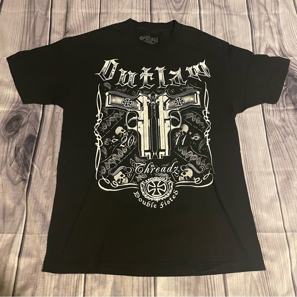 Outlaw Double Fist T Shirt